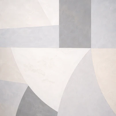 AXIOM IX (2026) Monumental Abstraction - Large Minimalist Abstract Painting | Neutral Mineral Grey Tones