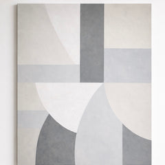 AXIOM IX (2026) Monumental Abstraction - Large Minimalist Abstract Painting | Neutral Mineral Grey Tones