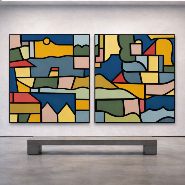 CONTINUUM (2025) Diptych