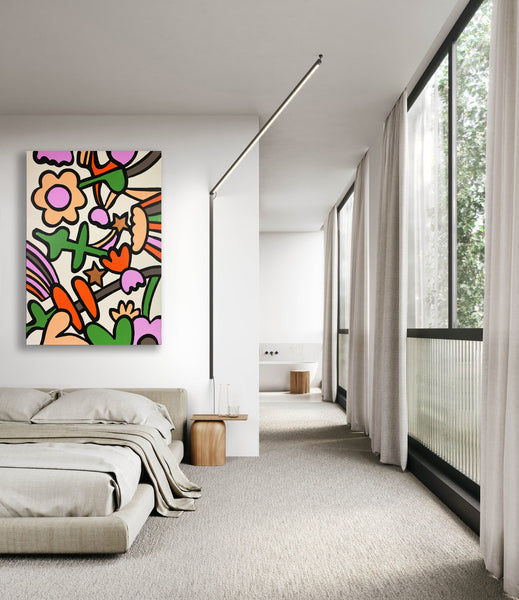 Stardust I - Original Painting by Joanna Wolthuizen